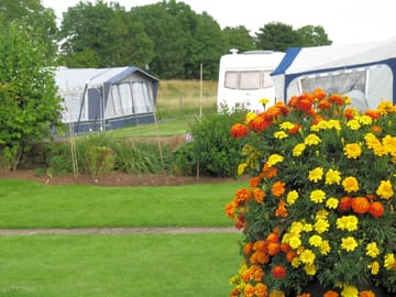 View over the hardstanding pitches