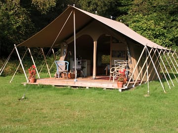 Spacious and secluded safari tent