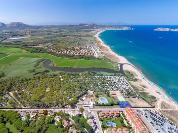 Aerial view of the setting