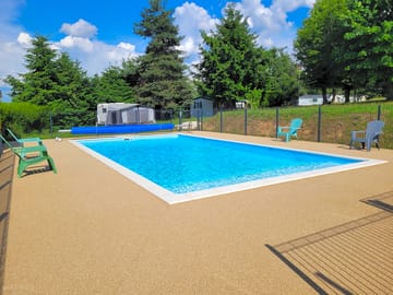 Heated outdoor pool