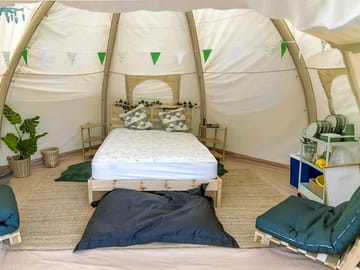 Bell tent interior