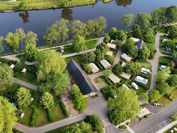 Aerial view of the site