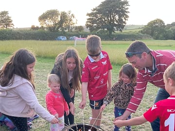 Toasting marshmallows