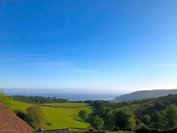 Views of sea and countryside