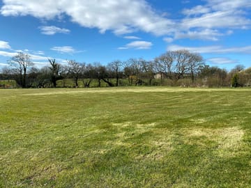 Lakeside camping field