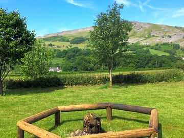 Wood can be bought on-site for the firepits
