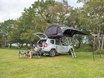 Camper at hollands wood