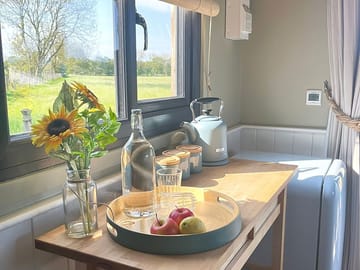 Hut interior