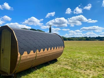 Barrel sauna for 8-10 people