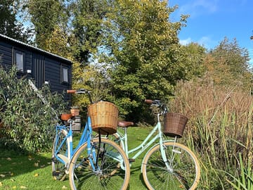 Two courtesy bikes