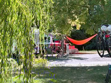Hammock under the trees