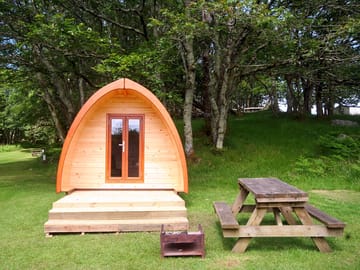 Our one and only cosy camping pod