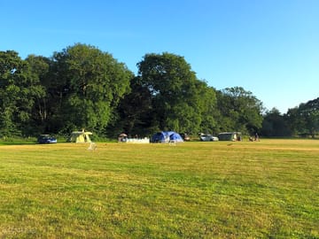Plenty of space for pitching your tent