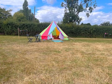 Rainbow bell tent
