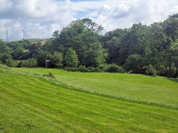 Lush mowed grass