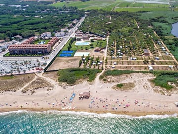 Beachfront location