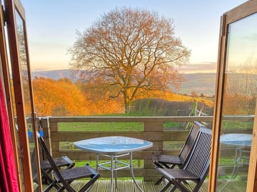 View from decking