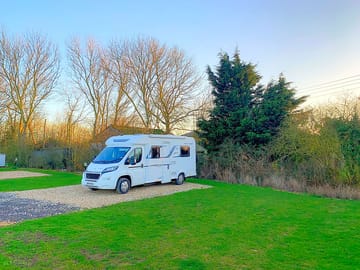 All our hard standing pitches are near to our toilet block do not offer a view of the fishing lake