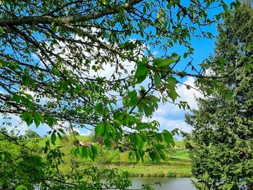 Lac des moines near the site