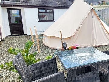Bell tent exterior