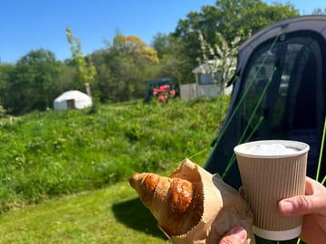 We now offer barista coffee on site to enjoy with a freshly baked croissant 🥐