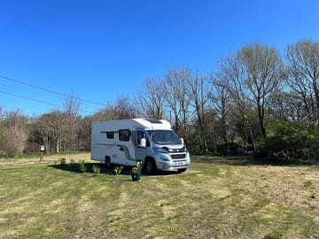Spacious numbered pitches