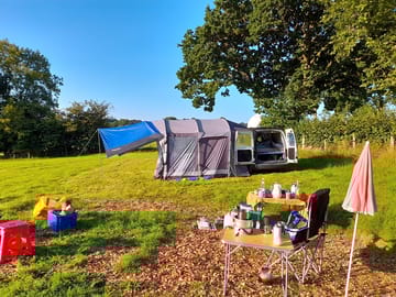 Pitched up