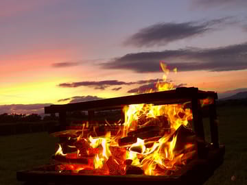 Keep warm with an evening by the firepit