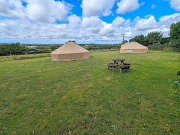 Expansive view across the island