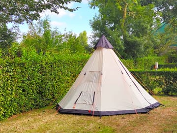 Tent on a spacious pitch