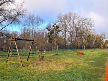 Playground on grass