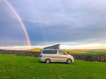 Visitor image of their pitch at the end of the rainbow