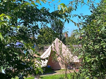 Secluded camping pitches