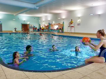 The indoor swimming pool