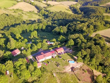 Aerial view of the site