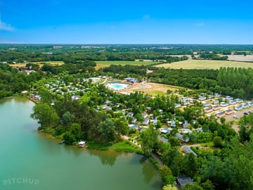 Aerial view of the site