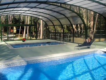 The swimming pool and the paddling pool