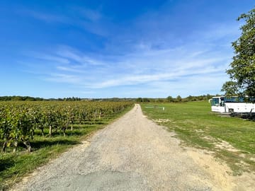 Track to the camping field