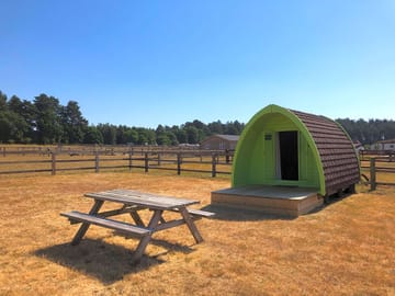Our sunset pod is just waiting for you to watch the stars after the beautiful wideham sunsets