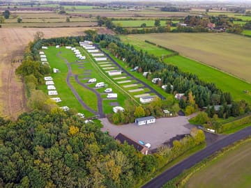 Aerial view of the site