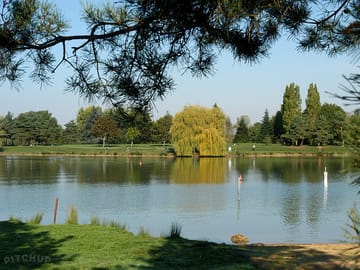 View of the lake