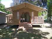 View of the safari tent