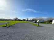 Full gravel motorhome pitch