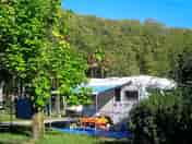 Pitches with trees all around