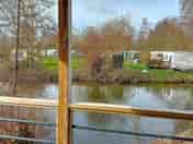 Terrace overlooking the water