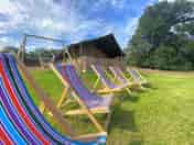 Deckchairs on site