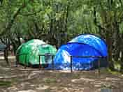 Spacious camping pitches