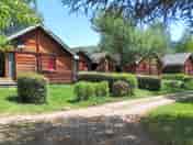 Lodges with small gardens