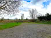 Spacious hardstanding pitches with far-reaching views