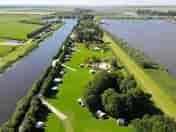 Pitches edging the waterway